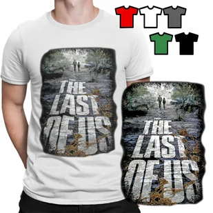 KOSZULKA T-SHIRT MĘSKI WZORY DO WYBORU - THE LAST OF US GRY - M - Koszulki męskie - miniaturka - grafika 1