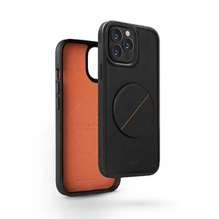Uniq etui Novo iPhone 14 Pro Max 6,7" czarny/midnight black - Etui i futerały do telefonów - miniaturka - grafika 1
