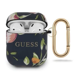 Guess Guess GUACA2TPUBKFL03 AirPods cover niebieski/blue N.3 Flower Collection - Akcesoria do słuchawek - miniaturka - grafika 1