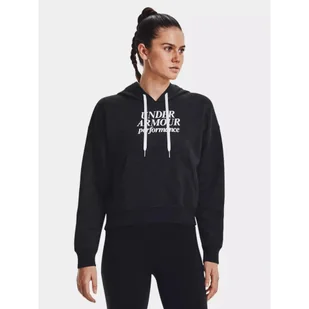Bluza sportowa damska Under Armour Essential Script z kapturem - Bluzy damskie - miniaturka - grafika 1