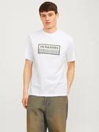 Koszulki męskie - Y7877 T-shirt męski okrągły dekolt Jack&Jones 12262492 Fredeiksberg S - miniaturka - grafika 1