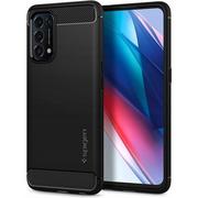 Etui i futerały do telefonów - Spigen Etui Rugged Armor do Oppo Reno 5 5G / Find X3 Lite Matte Black - miniaturka - grafika 1