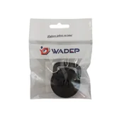 Korki do umywalek - Korek uniwersalny z uchwytem fi 45,5 mm czarny - miniaturka - grafika 1