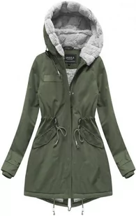 PARKA DAMSKA PRZEJŚCIOWA KHAKI (W806) - SPEED.A - Kurtki damskie - miniaturka - grafika 1