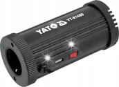 Przetwornice samochodowe - Przetwornica Yato YATO SAMOCHODOWA PRZETWORNICA PRĄDU STAŁEGO NAPIĘCIA 12V/230V 150W ZASILACZ - miniaturka - grafika 1