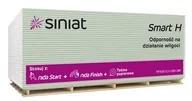 Inne materiały budowlane - Płyta gipsowo-kartonowa impregnowana Siniat Smart 1200x3000x12,5 mm GKBI typ H2 - miniaturka - grafika 1