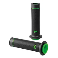 Części motocyklowe - Lampa 90582 Sport-Grip, uniwersalne uchwyty na kierownicę motocyklową, 2 sztuki, gumowe, prawe i lewe - zielone - miniaturka - grafika 1