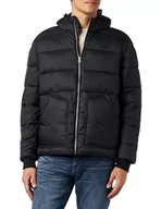 Kurtki męskie - Schott NYC męska kurtka puchowa HAWKRS czarna/czarna XXXL, CZARNY/CZARNY, 3XL - miniaturka - grafika 1