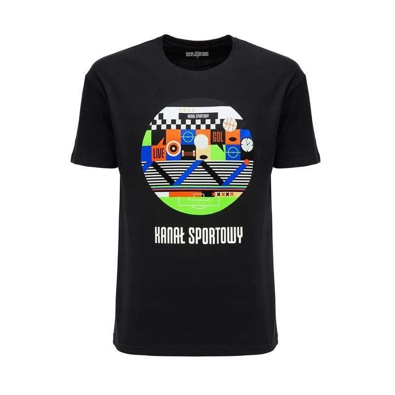 76014 Koszulka męska Logo rozmiar XL KANAŁ SPORTOWY