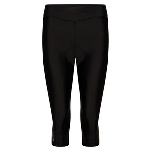 Legginsy damskie 3/4 Dare 2b Worldly Capri Rozmiar: XS / Kolor: czarny/różówy - Spodnie sportowe damskie - miniaturka - grafika 1