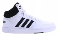 Moda i Uroda OUTLET - Buty Adidas HOOPS 3.0 MID Białe wysokie IG3715 Rozmiar 38 - miniaturka - grafika 1