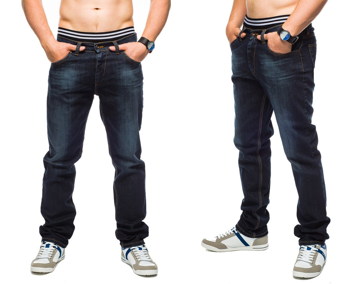 SPODNIE MĘSKIE VANKEL JEANS - 626 - 82CM L30