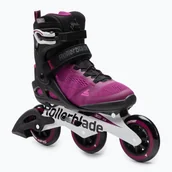 Rolki - Rolki damskie Rollerblade Macroblade 100 3WD violet/noir - miniaturka - grafika 1
