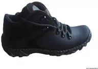 Buty trekkingowe męskie - skórzane POlSKIE trekkingi czarny brąz 42 - miniaturka - grafika 1