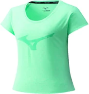 Koszulki i topy damskie - Koszulka damska Mizuno  Core RB Graphic Tee green XS - miniaturka - grafika 1