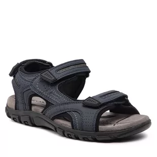 Geox Sandały U S.Strada D U8224D 0BC50 C4422 Navy/Dk Grey - Sandały damskie - miniaturka - grafika 1