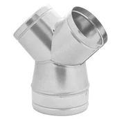 Akcesoria kominkowe - Trójnik redukcyjny YRS150-2x125/90-OC - miniaturka - grafika 1