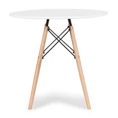 Stoły ogrodowe - Stół stolik nowoczesny jadalni salonu kuchni 80cm - miniaturka - grafika 1