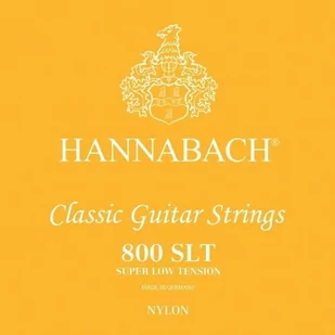 Hannabach 652359 Saiten für Klassik Gitarre Serie 800 Super Low Tension versilbert - 3er Diskant 652359 - Struny gitarowe  - miniaturka - grafika 1