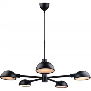 Nordlux DFTP Nomi lampa wisząca 5x25W czarna 2220163003 - Lampy sufitowe - miniaturka - grafika 1