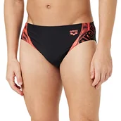 Kąpielówki męskie - ARENA Męskie slipy do pływania, grafitowe, czarne, 56, czarny - miniaturka - grafika 1