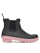 Kalosze damskie - Hunter Kalosze WFS2078RMA Czarny - miniaturka - grafika 1