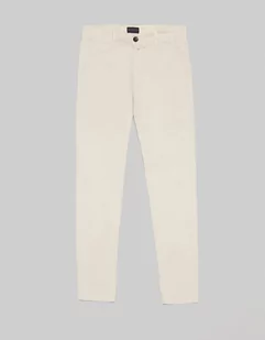 spodnie menfi biały slim fit - Spodnie męskie - miniaturka - grafika 1