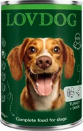 Mokra karma dla psów - Lovdog Turkey & Duck puszka 400g - miniaturka - grafika 1