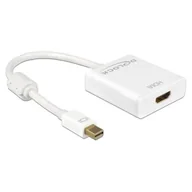 Kable komputerowe i do monitorów - Delock Adapter displayport 1.2 > HDMI F 4K aktywny biały KKDOKPBV0420 - miniaturka - grafika 1