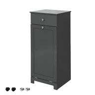 Szafki łazienkowe - SoBuy Kosz na pranie,szafka łazienkow 2w1,BZR21-DG - miniaturka - grafika 1