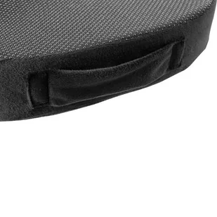 Ortopedyczna poduszka, plastikowa końcówka odporna na nacisk, ergonomiczna, czarny, pianka z efektem pamięci, Powerton - Podnóżki, podpórki, podkładki - miniaturka - grafika 5