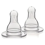 Smoczki do butelek - Medela Smoczek Średni Przepływ M 4-6 Ms 2 Szt. - miniaturka - grafika 1