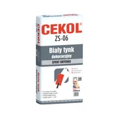 Tynki - Cekol Biały tynk dekoracyjny ZS-06 5 kg - miniaturka - grafika 1