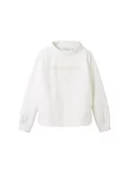 Bluzy damskie - TOM TAILOR Bluza damska, 10315 - Whisper White, XXL - miniaturka - grafika 1