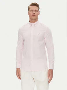 Tommy Hilfiger Koszula MW0MW38556 Różowy Slim Fit - Koszule męskie - miniaturka - grafika 1