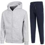 Dresy męskie - 4F OCIEPLANY DZIEWCZÄCY DRES KOMPLET BLUZA SPODNIE / rozm 164 - miniaturka - grafika 1