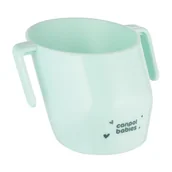 Kubki dla dzieci - Canpol Babies, sprytny kubek do nauki picia, otwarty, turkusowy, 1 sztuka - miniaturka - grafika 1