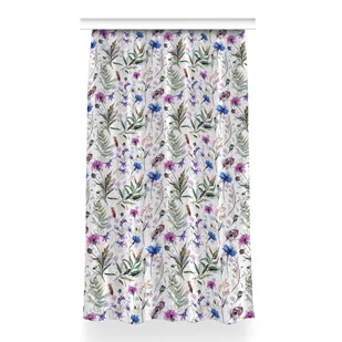 Zasłona klasyczna z grafiką Polne kwiaty 150x260, Fabricsy - Zasłony - miniaturka - grafika 1