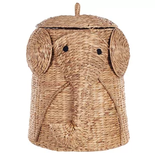 Kosz pleciony słoń z hiacyntu wodnego naturalny DOGON - Kosze wiklinowe Kosz pleciony słoń z hiacyntu wodnego naturalny DOGON - Kosze wiklinowe - miniaturka - grafika 1