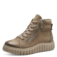 Kozaki damskie - Tamaris Damskie buty sznurowane Comfort z podszewką Duo-Tex i Extra Grip, modne kozaki, Camel Nubuc, 37 EU, camel nubuc, 37 EU - miniaturka - grafika 1