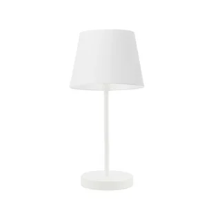 Biała lampka nocna stołowa biurkowa LED do salonu SIENA - Lampy stojące - miniaturka - grafika 1