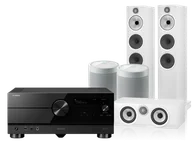 Kino domowe - Yamaha RX-A6A (czarny) + 603 S3 + HTM6 S3 + 2x MusicCast 20 (biały) - miniaturka - grafika 1