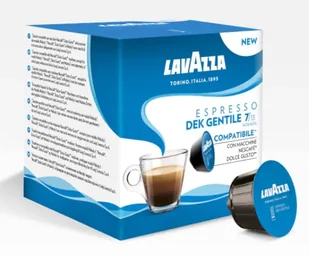 Lavazza Espresso Dek Gentile (kawa bezkofeinowa) kapsułki do Dolce Gusto - 16 kapsułek - Kawa w kapsułkach i saszetkach - miniaturka - grafika 1