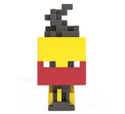 Figurki dla dzieci - Mattel, Minecraft, Głowa Moba Minifigurka, HKR67 - miniaturka - grafika 1