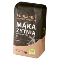 Zdrowa żywność - Podlaskie Mąki Ekologiczne Mąka żytnia Razowa Bio 1 kg - miniaturka - grafika 1