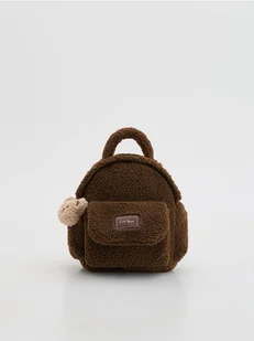 Reserved - Plecak z zawieszką - brązowy - Plecaki - miniaturka - grafika 1