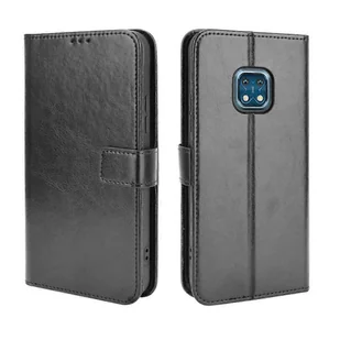 Foxdock Etui na kartę Nokia XR20 Magnetyczny portfel z klapką Czarny - Portfele - miniaturka - grafika 1