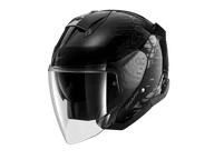 Kaski motocyklowe - Kask Otwarty Shark Skwal Jet Reptaia Czarny/AntracytowyL - miniaturka - grafika 1