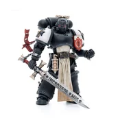 Figurki dla dzieci - Figurka Warhammer 40K 1/18 Space Marines (Black Templars) - The Emperors Champion Rolantus - miniaturka - grafika 1