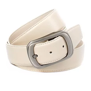 Anthoni Crown Pasek damski, beżowy (Beige 035), (Rozmiar producenta:105) - Paski - miniaturka - grafika 1